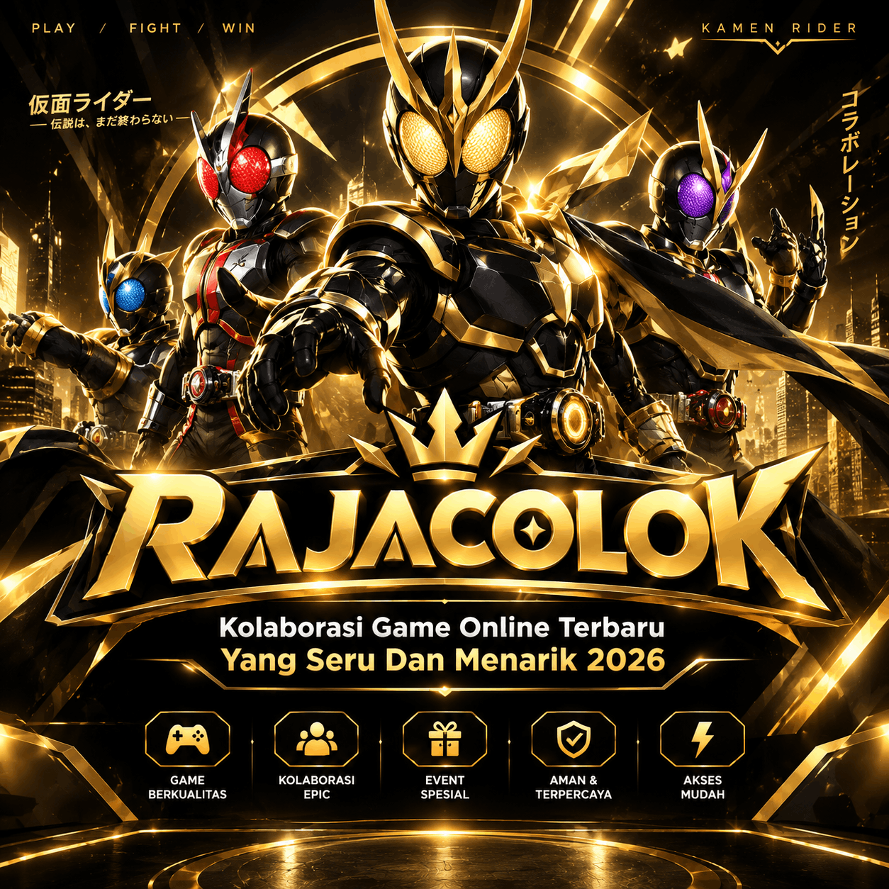 Thumbnail 1 of 3, Poster, RAJACOLOK > Kolaborasi Game Online Terbaru Yang Seru Dan Menarik 2026.